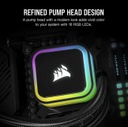 Corsair iCUE H100i RGB Elite - Enfriador líquido para CPU (16 LED RGB dinámicos, ventiladores FDB de 4.724 in AF Elite Series, radiador de 9.449 in, compatible con software iCUE, enchufes LGA 1700,