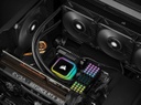 Corsair iCUE H100i RGB Elite - Enfriador líquido para CPU (16 LED RGB dinámicos, ventiladores FDB de 4.724 in AF Elite Series, radiador de 9.449 in, compatible con software iCUE, enchufes LGA 1700,