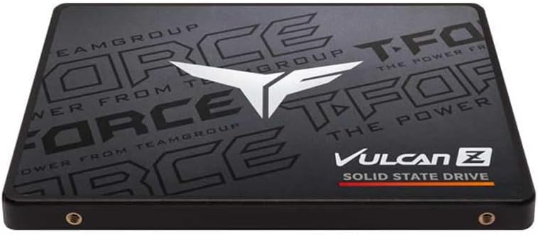 TEAMGROUP T-Force Vulcan Z SATA III T253TZ001T0C101 - SSD interna de 1 TB, almacenamiento en caché SLC, 3D NAND TLC, 2.5 pulgadas (velocidad de lectura/escritura de hasta 550/500 MB/s) 
