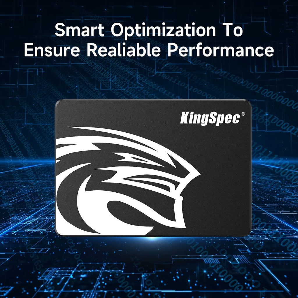 KingSpec 512 GB 2.5 SSD SATA III Interno - 550 MB/s de lectura, 520 MB/s de escritura con 3D NAND Flash, para actualización de portátil y PC de escritorio 
