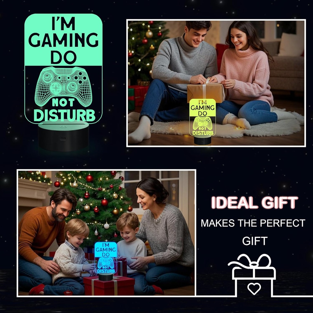 Lampara Gamer Do Not Disturb I'm Gaming Night Light