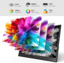 Yxk Monitor portátil de 15.6 pulgadas 1080P USB-C HDMI Ultra-Slim Monitor de viaje con soporte, para laptop, PC, teléfono Mac, PS, Xbox, Swich IPS Ultra Thin Zero Frame Gaming Monitor