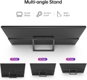 Yxk Monitor portátil de 15.6 pulgadas 1080P USB-C HDMI Ultra-Slim Monitor de viaje con soporte, para laptop, PC, teléfono Mac, PS, Xbox, Swich IPS Ultra Thin Zero Frame Gaming Monitor