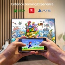 Yxk Monitor portátil de 15.6 pulgadas 1080P USB-C HDMI Ultra-Slim Monitor de viaje con soporte, para laptop, PC, teléfono Mac, PS, Xbox, Swich IPS Ultra Thin Zero Frame Gaming Monitor