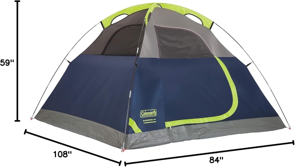 Coleman® Sundome® 4-Person Camping Tent