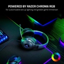 Razer Kraken V3 X Auriculares USB con cable para juegos: construcción ligera, controladores Triforce de 1.575 in, micrófono cardioide HyperClear, sonido envolvente 7.1, iluminación Chroma RGB, color