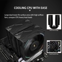 Thermalright Phantom Spirit 120 EVO - Enfriador de CPU, ventilador dual TL-K12 PWM, 7 tubos de calor de refrigeración de CPU, con velocidad de 2150 RPM, para AMD AM4 AM5/Intel