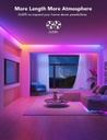 Govee Tira de luces LED RGBIC de 30 metros, luces LED inteligentes que funcionan con Alexa y Google Assistant