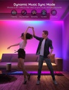 Govee Tira de luces LED RGBIC de 30 metros, luces LED inteligentes que funcionan con Alexa y Google Assistant