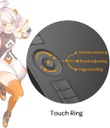 GAOMON M10K - Tableta de dibujo, tableta gráfica grande de 10 x 6 pulgadas con anillo táctil, 8192 niveles sin batería, 10 teclas de acceso rápido, tableta artística para diseño, escritura, edición,