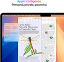 Apple Laptop MacBook Air 2025 de 13 pulgadas con chip M4: diseñada para Apple Intelligence, pantalla de retina líquida de 13.6 pulgadas, memoria unificada de 16 GB, almacenamiento SSD de 512 GB,