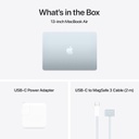 Apple Laptop MacBook Air 2025 de 13 pulgadas con chip M4: diseñada para Apple Intelligence, pantalla de retina líquida de 13.6 pulgadas, memoria unificada de 16 GB, almacenamiento SSD de 512 GB,