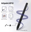 GAOMON PD2200 Tableta de dibujo con pantalla, tableta de arte digital completamente laminada con 8 botones táctiles, lápiz capacitivo sin batería, inclinación, 130% sRGB, tableta gráfica de 21.5
