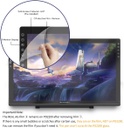 GAOMON PD2200 Tableta de dibujo con pantalla, tableta de arte digital completamente laminada con 8 botones táctiles, lápiz capacitivo sin batería, inclinación, 130% sRGB, tableta gráfica de 21.5