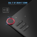 XPPen Deco 03 - Tableta de dibujo de gráficos digitales inalámbrica de 2.4G, con lápiz capacitivo pasivo sin batería y 6 teclas de acceso directo (8192 niveles de presión) de 10 x 6 pulgadas