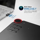 XPPen Deco 03 - Tableta de dibujo de gráficos digitales inalámbrica de 2.4G