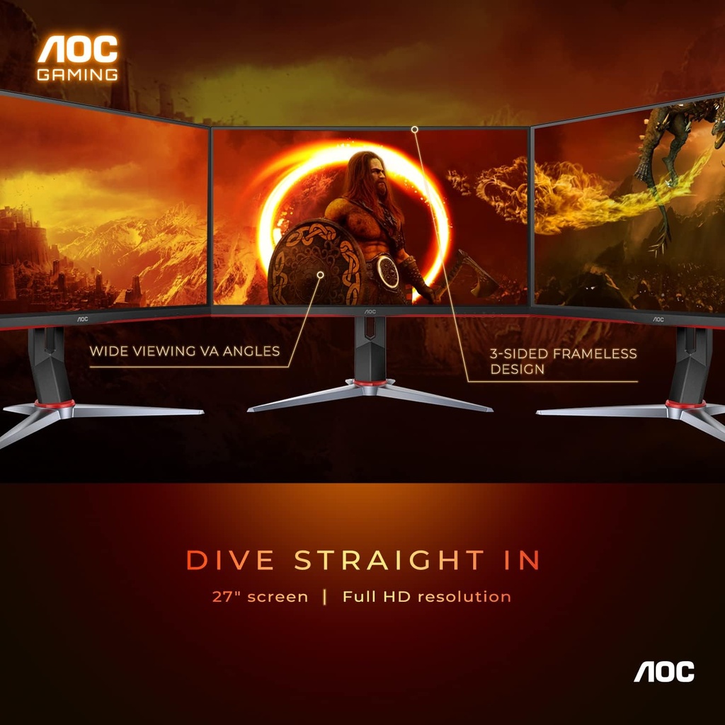 Monitor AOC 27G2S - 27" Full HD VA - 165 Hz