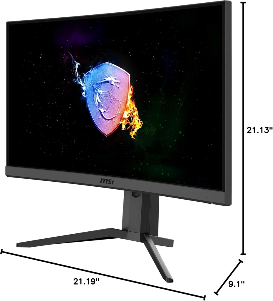 Monitor Curvo MSI Optix G24C6P - 24" Full HD VA - 144Hz 1ms