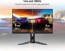 Monitor GIGABYTE G24F2 - 24" Full HD IPS - 165Hz/180Hz(OC) - HDR