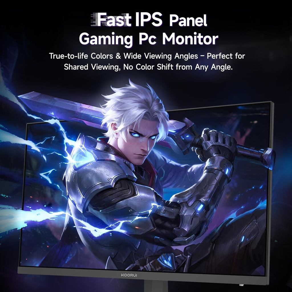 Monitor Gamer KOORUI 25E3A - 24" Full HD VA - 170Hz 1ms