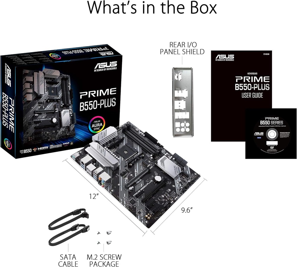 Tarjeta Madre ASUS PRIME B550-PLUS AM4 AMD B550