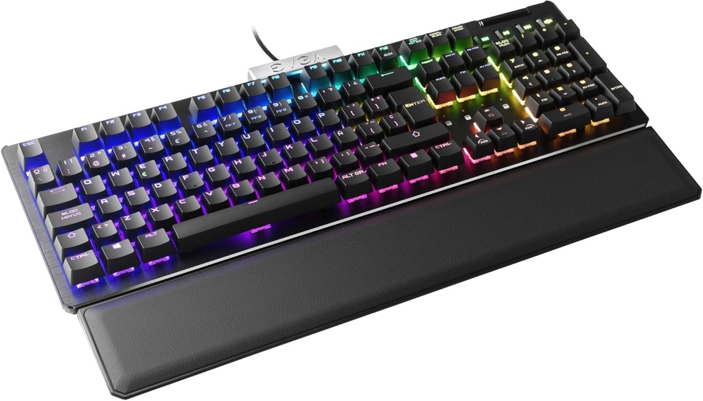 Teclado EVGA Mecanico Z15 RGB Clicky Switch 822-W1-15SP-K2 (español)