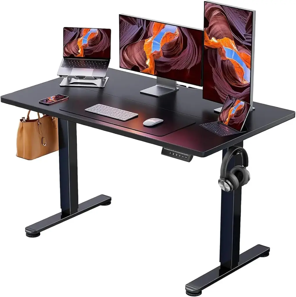 Escritorio Electrico Altura Ajustable ErGear - 48"x24" - Negro ()