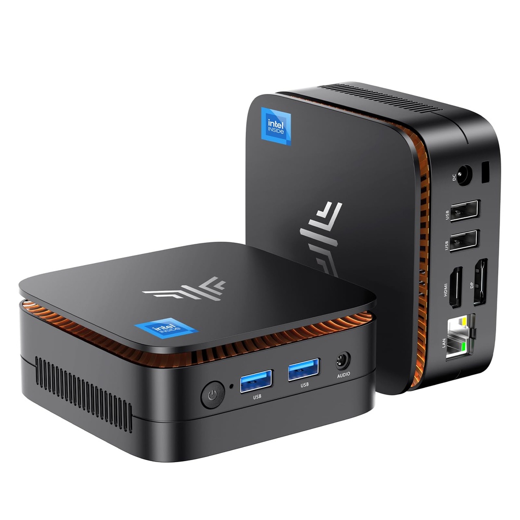 KAMRUI Essenx E1 Mini PC, 16 GB DDR4 RAM 512 GB M.2 SSD, Mini computadora Twin Lake N150 (Beat N100/N95, hasta 3.6 GHz), computadora de escritorio dual 4K, Ethernet, WiFi, Bluetooth para negocios, oficina, hogar
