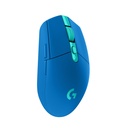 Logitech G 305 LIGHTSPEED - Mouse inalámbrico para juegos, sensor Hero 12K, 12,000 DPI, ligero, 6 botones programables, duración de la batería de 250 horas, memoria integrada, PC/Mac, color azul