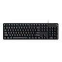 Logitech G 413 SE Teclado mecánico para juegos de tamaño completo, teclado retroiluminado con interruptores mecánicos táctiles, anti-fantasma, compatible con Windows, macOS, aluminio negro