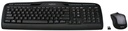 Logitech MK335 - Combo de teclado y mouse inalámbricos silenciosos - Combo de teclado y mouse negro/plateado inalámbrico, ambidiestro