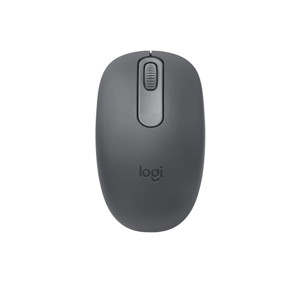 Logitech Ratón inalámbrico Bluetooth M196, compacto y portátil para portátiles, tabletas y más, batería de 12 meses, seguimiento suave, compatible con PC y Mac, Windows y macOS, grafito