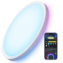 Lámpara de Techo Inteligente Govee 30cm Empotrable, RGBWW 2200K-6500K, Compatibilidad con Alexa