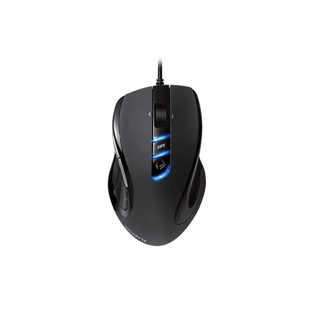 Mouse Gamer GIGABYTE GM-M6980X Black 9 Buttons Tilt Wheel USB Wired Pro-Laser