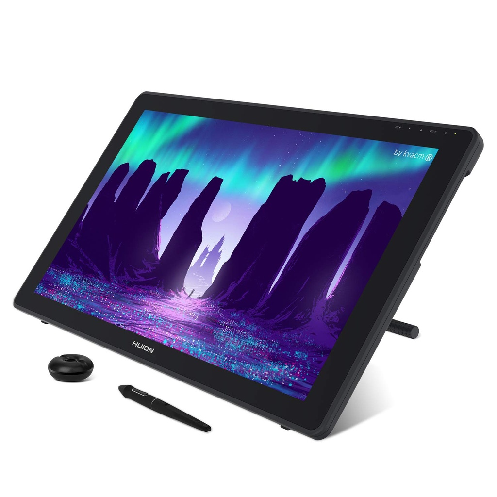 Tablet De Dibujo/Diseño - HUION KAMVAS 22 - Con Pantalla 21.5" Full HD - 120% sRGB - Windows PC, Mac, Android
