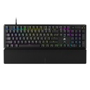 Teclado Mecánico Corsair K70 CORE RGB con reposamanos - Interruptores lineales rojos Corsair MLX prelubricados - Amortiguación de sonido - Dial de control de medios