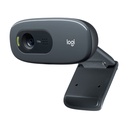 Webcam Logitech C270 - (pantalla panorámica HD 720p, para videollamadas y grabaciones)