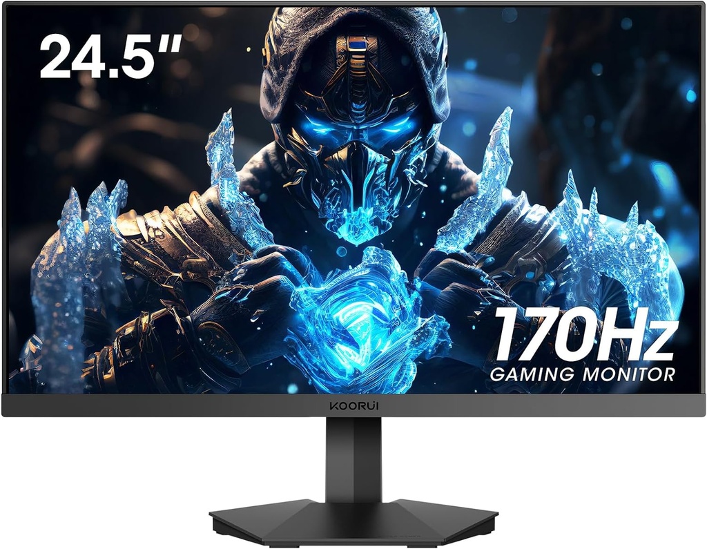Monitor Gamer KOORUI 25E3A - 24&quot; Full HD VA - 170Hz 1ms
