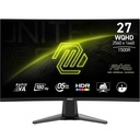 MSI 27" 180 Hz Monitor de Juegos Rápido VA QHD FreeSync (AMD Sincronización Adaptativa) 80% Adobe RGB / 80% DCI-P3 / 105% sRGB MAG 27CQ6F 