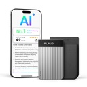 Plaud Grabadora de voz Note Pro AI, transcribe y resume con IA, control de aplicaciones, tomador de notas para reuniones y llamadas, admite 112 idiomas, ultra delgado con pantalla InstantView, estuche 