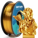 GIANTARM Filamento para impresora 3D, filamento PLA de seda dorada, carrete de 1Kg (2.2lbs), precisión dimensional de 1.75mm +/- 0.03mm, filamento para impresión 3D Color oro 
