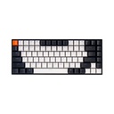 Keychron K2 75% Layout Teclado mecánico inalámbrico con cable USB Bluetooth con interruptor Gateron G Pro, teclas de doble disparo, teclado de computadora con retroiluminación RGB de 84 teclas para 
