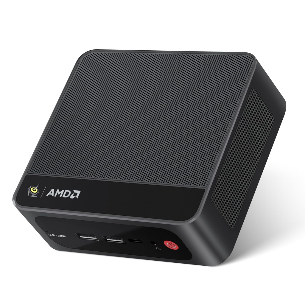 Beelink SER5 MAX Mini PC, AMD Ryzen 7 7735HS (6nm, 8C/16T) hasta 4.75GHz, Mini computadora 24GB LPDDR5 RAM 1TH NVME SSD, Micro PC 4K@60Hz Triple pantalla, mini computadora de juegos WiFi6/BT5.2/HTPC 
