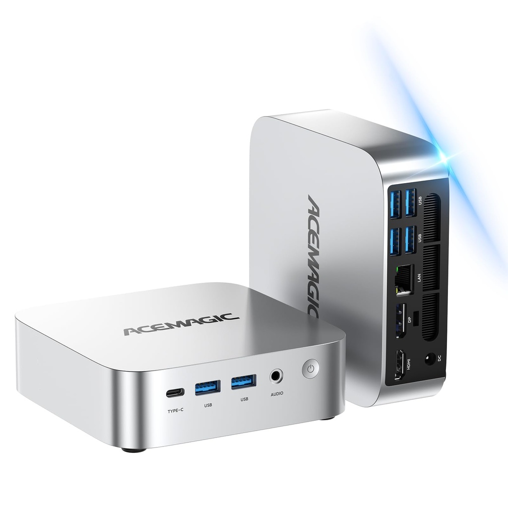 [PC-00013244] ACEMAGIC Mini PC K1 con Windows 11 Pro, Intel Core 12600H (Beat 12450H hasta 4.5 GHz), 16 GB DDR4 RAM 512 GB SSD Triple 4K Display Desktop Micro PC pequeña con BT5.2/WiFi6/HDMI/USB3.2