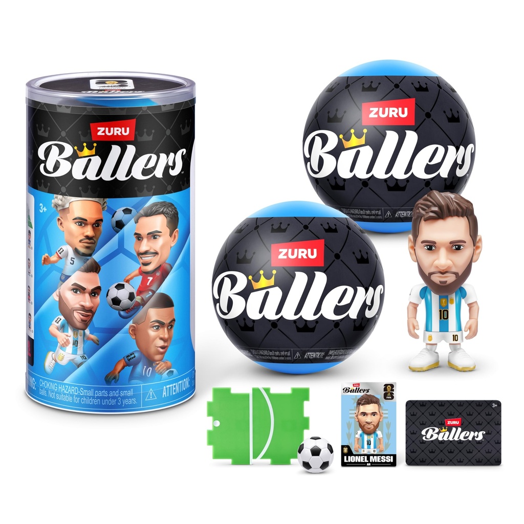 Copa Mundial de la FIFA 2026™ Ballers Series 1 Paquete de 2 por ZURU - Producto oficial Sorpresa Unboxing Soccer Juguete deportivo coleccionable para niños a partir de 3 años