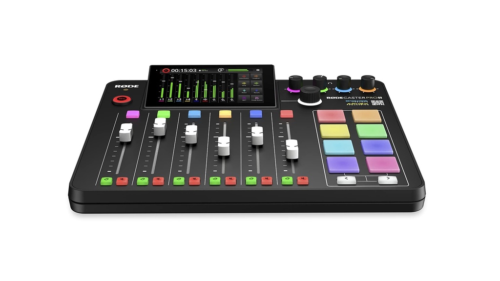 RØDE RØDECaster Pro II Solución de producción todo en uno para podcasting, streaming, producción de música y creación de contenido, color negro 