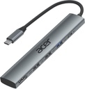 Acer Hub USB C 5 en 1 con HDMI 4K, entrega de energía de 100 W, 3 puertos de datos USB