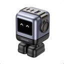 Cargador UGREEN Uno Charger - Hasta 65W GaN - 2x USB TipoC &amp; 1x USB TipoA