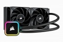 Corsair iCUE H100i RGB Elite - Enfriador líquido para CPU (16 LED RGB dinámicos, ventiladores FDB de 4.724 in AF Elite Series, radiador de 9.449 in, compatible con software iCUE, enchufes LGA 1700,
