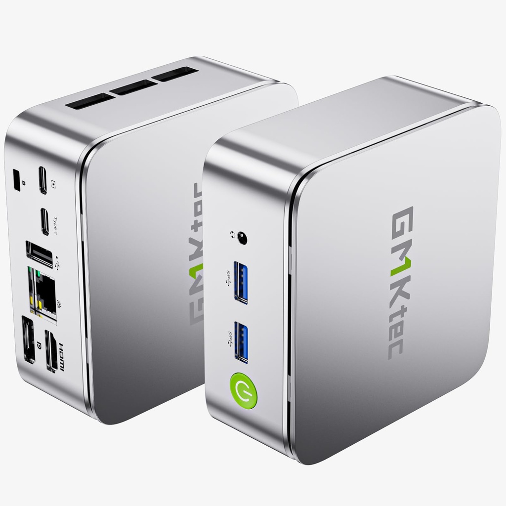 GMKtec G10 Mini PC Ryzen 5 3500U (Beats N150/N97), 16GB RAM 512 SSD, 2.5GbE LAN Computadora de escritorio para oficina Hogar Negocio HTPC Proxmox, Triple pantalla 4K, HDMI 2.1, WiFi, BT, USB-C, DP